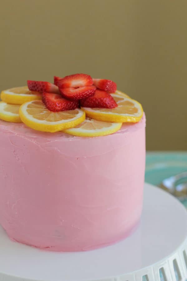 Strawberry Lemonade Cake