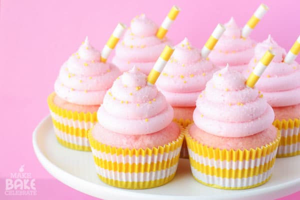 Pink Lemonade Cupcakes