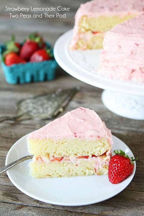 Strawberry Lemonade Cake