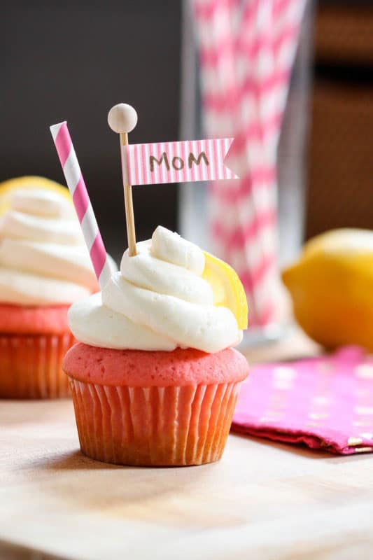 Pink Lemonade Cupcakes 