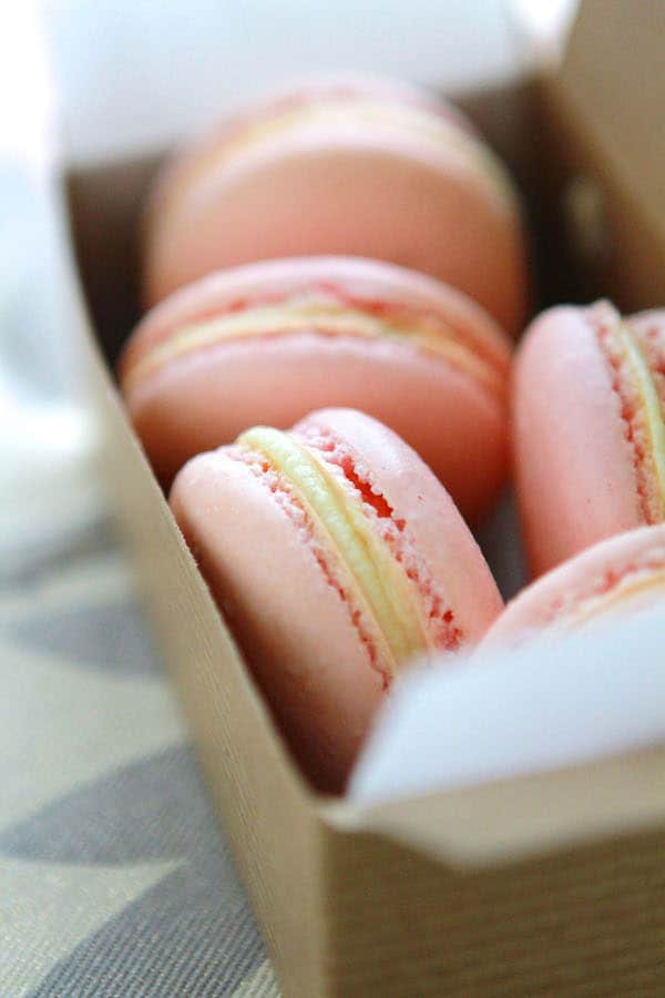 Pink Lemonade Macarons