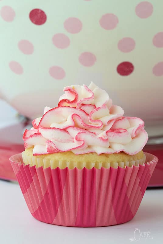 Pink Lemonade Ruffle Cupcakes