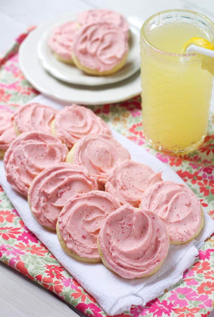 Soft Froster Strawberry Lemonade Cookies