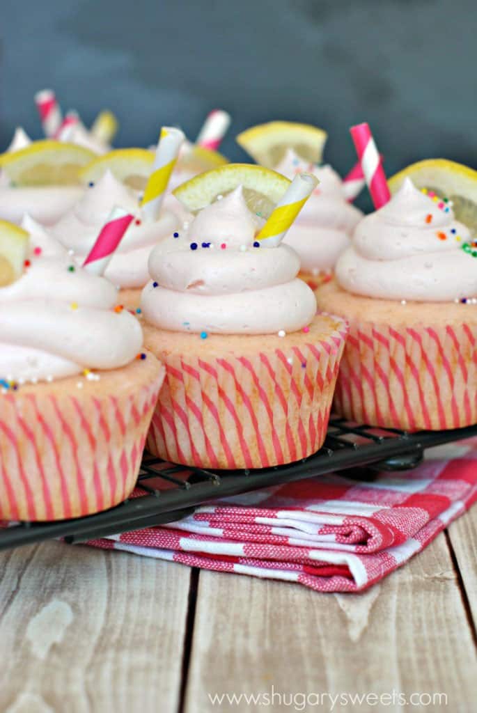 Pink Lemonade Cupcakes