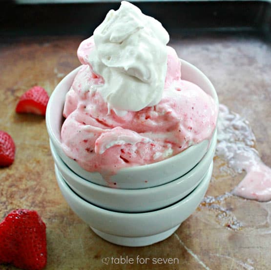 Frozen Strawberry Lemonade Dessert