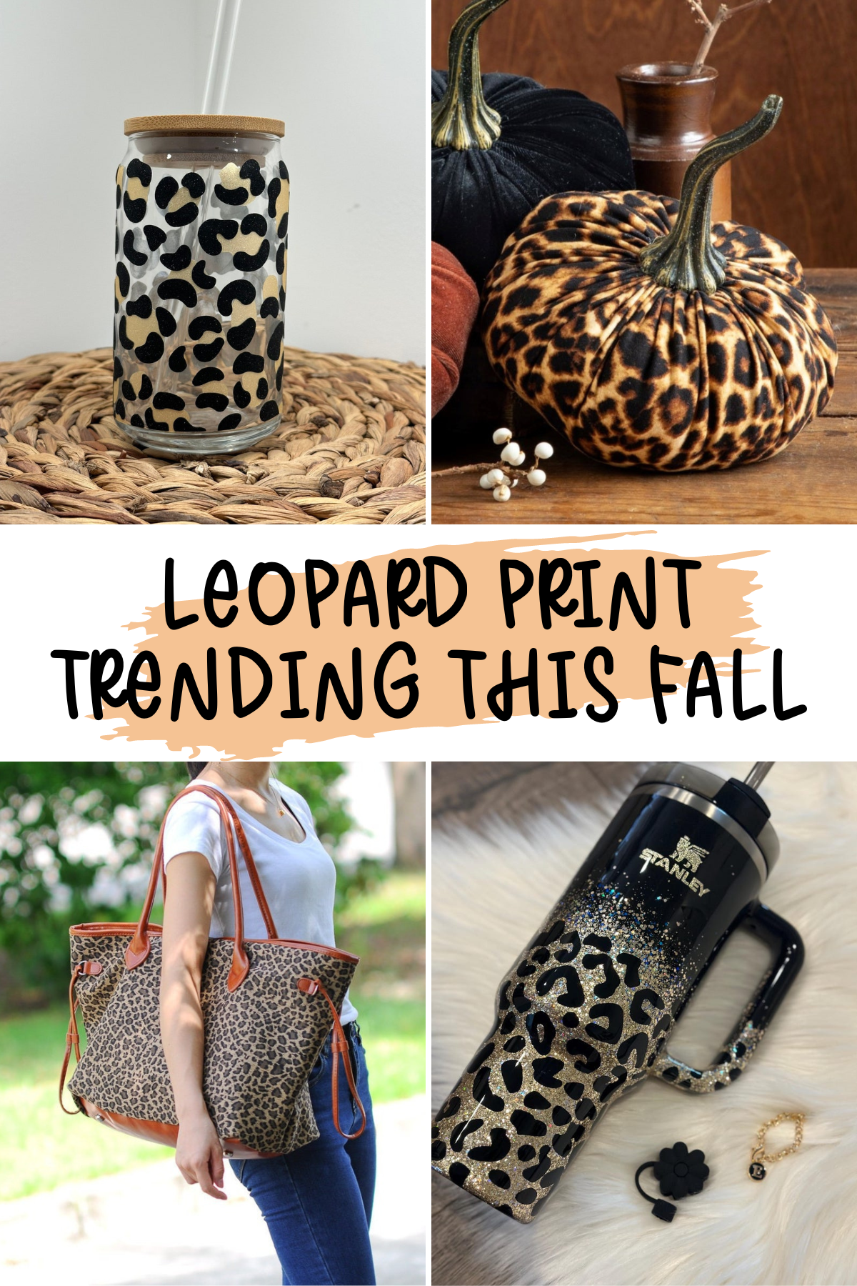 Fall in love with leopard print this season! Shop these trendy and stylish Etsy must-haves, from cozy decor to eye-catching fashion accessories.