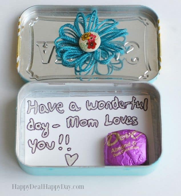 Turn an Altoid tin into a treat box
