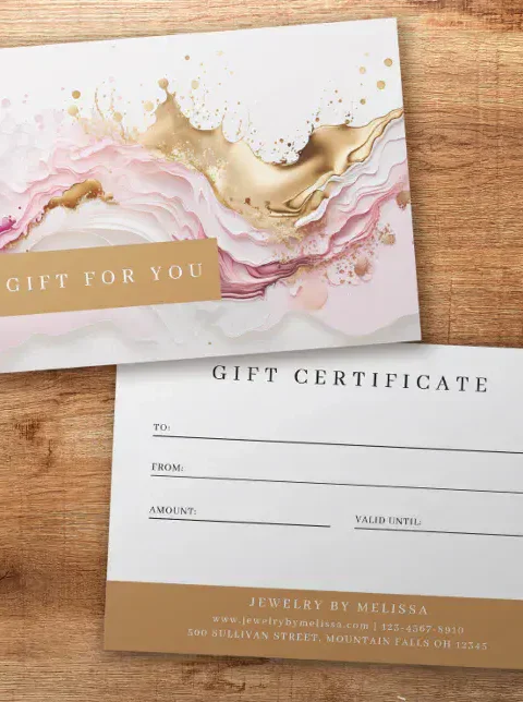 Gift Certificates for entrepreneurs and small business owners
