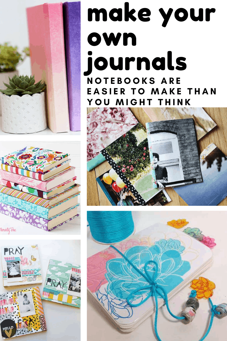 If you're a self confessed notebook collector you need to check out this collection of super fun make your own journal projects! It's as satisfying to make them as it is to journal in them!