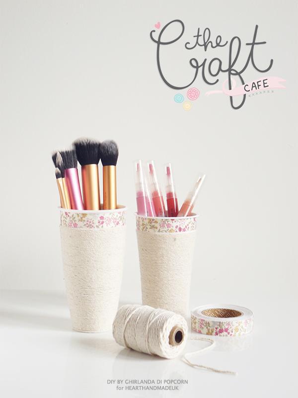 Raid the recycling to create these makeup holders