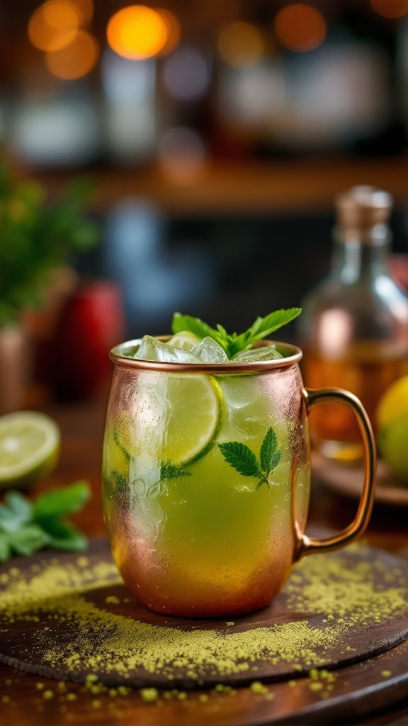 The Matcha Mule is a refreshing twist on the classic Moscow Mule, combining the earthy flavor of matcha with the zing of ginger beer. It’s an easy-to-make cocktail that packs a vibrant punch, making it perfect for any gathering.