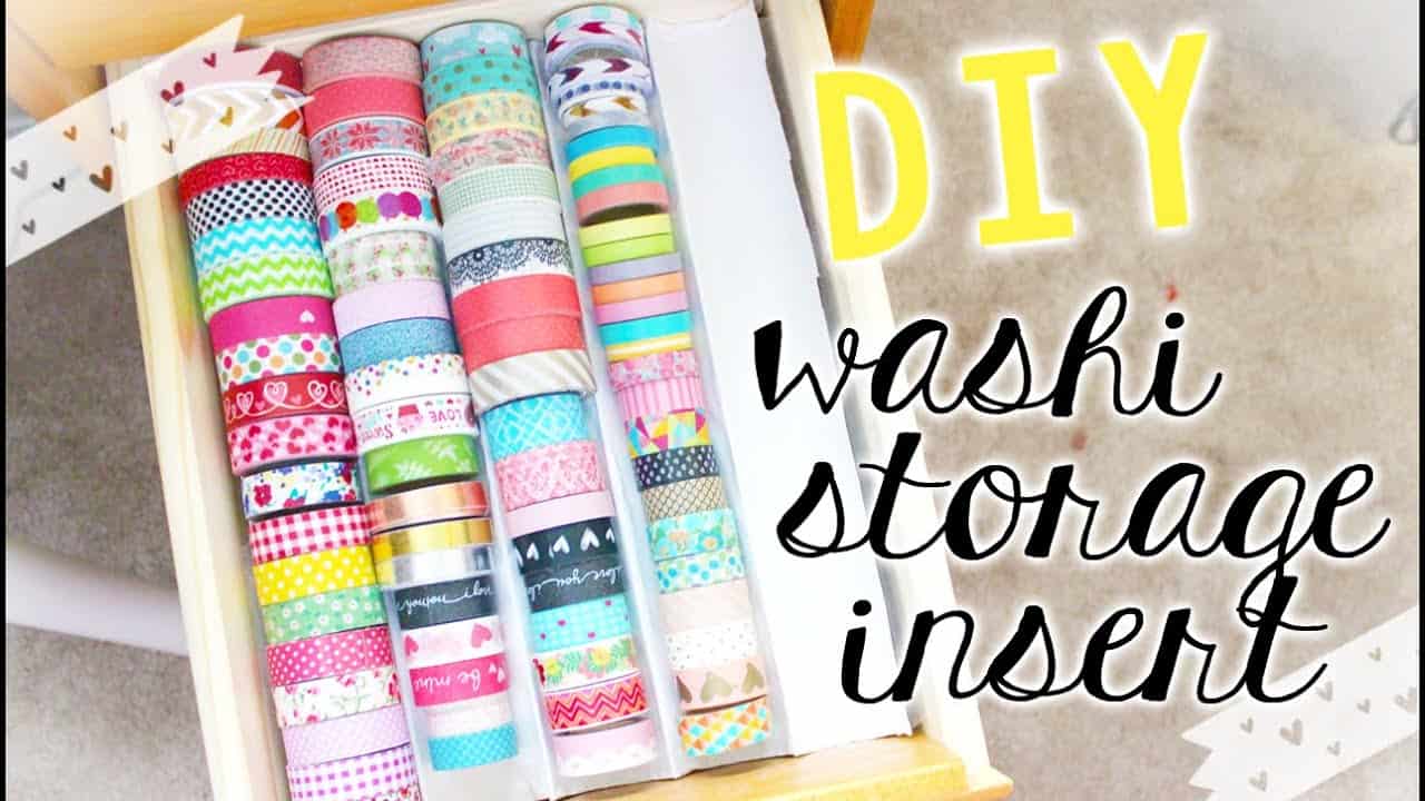 20 DIY Washi Tape Storage Ideas You Need to Control Your Stash