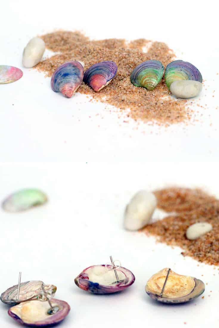 DIY Seashell Mermaid Earrings
