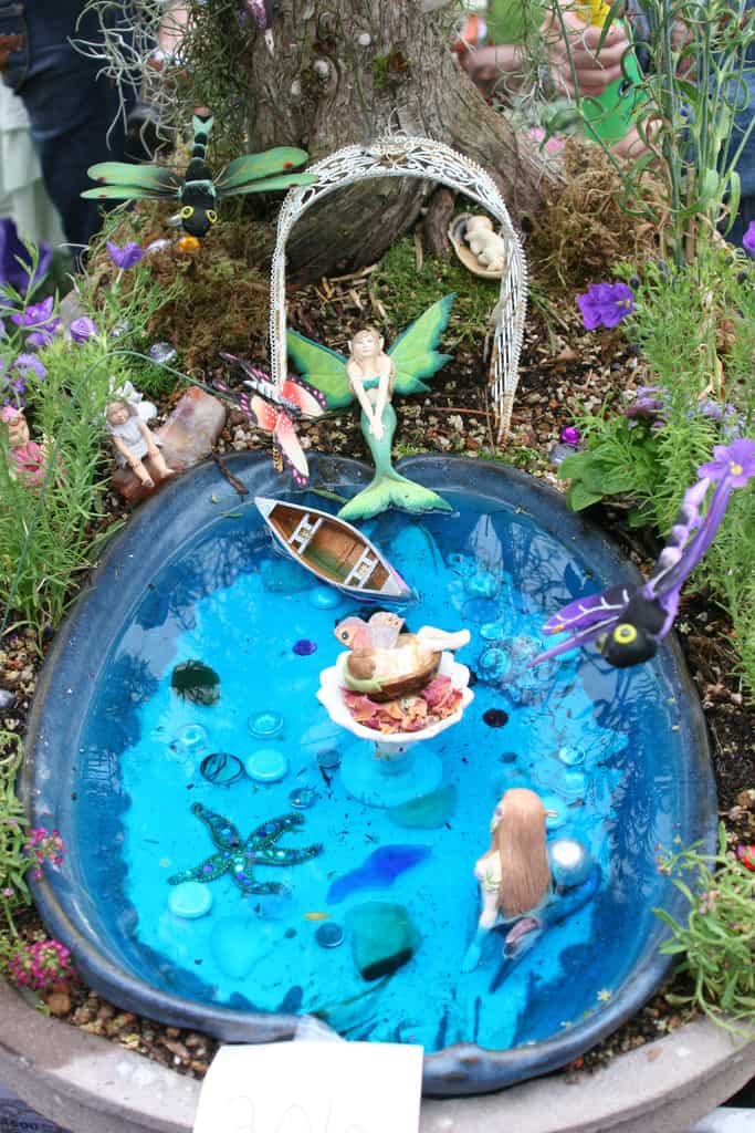 Mermaid Water Fairy Garden