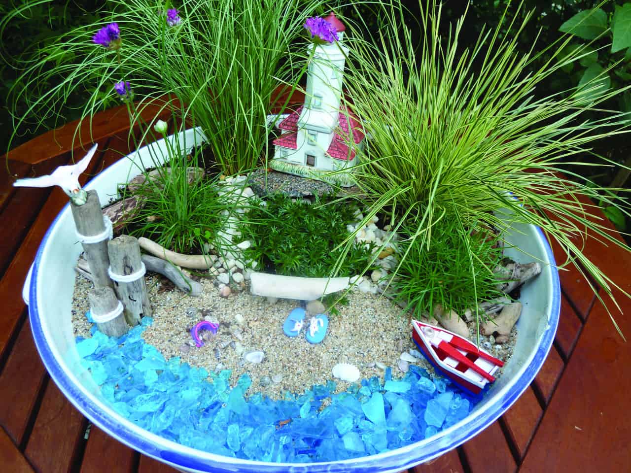 Miniature Mermaid Container Garden