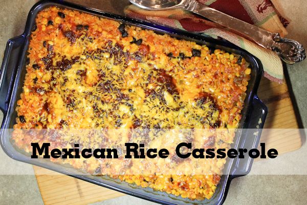 Mexican Rice Chicken Casserole