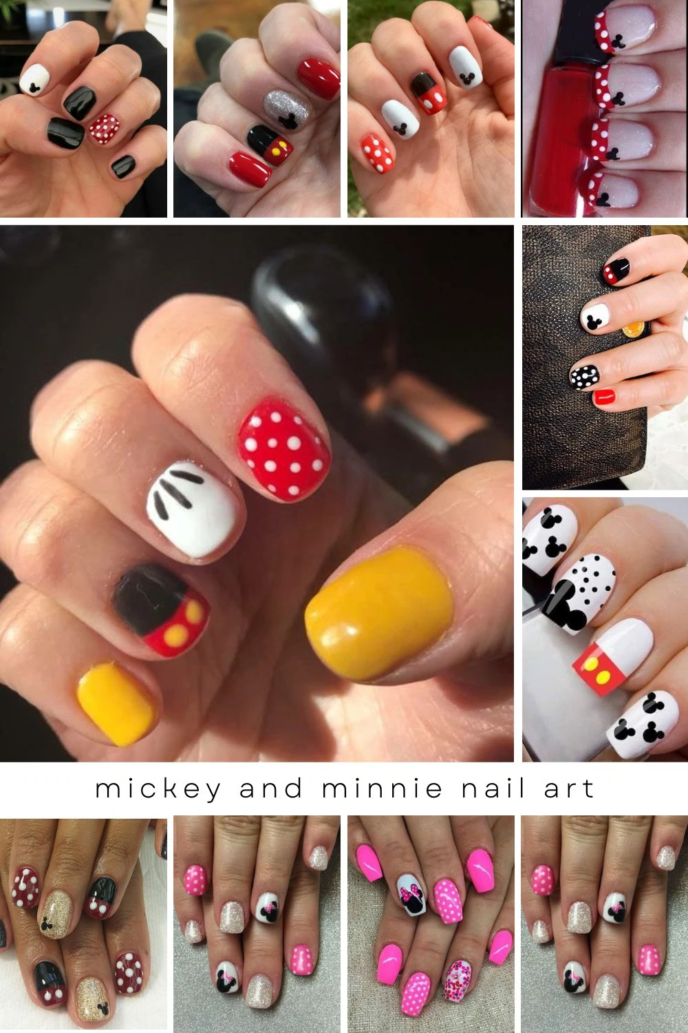 Get ready for a magical adventure with Mickey and Minnie Mouse nail art! 🎉 Perfect for Disney lovers who want to keep the magic alive every day. Whether you’re exploring the parks, enjoying a Disney movie night, or simply brightening your day, these nails are the perfect accessory! ✨💖 Show your love for Disney and let your nails sparkle with fun and creativity. 🌈 #DisneyStyle #MickeyMouse #MinnieMouse