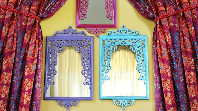 Make a Moroccan style mirror