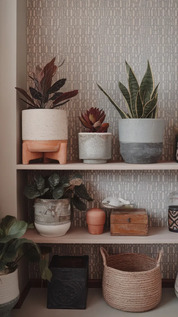 Need visual ideas? From boho jungle vibes to sleek modern styles, there’s an inspiration for every aesthetic. Create a vertical garden wall, mix and match textures, or go minimalist with clean lines and bold plants.