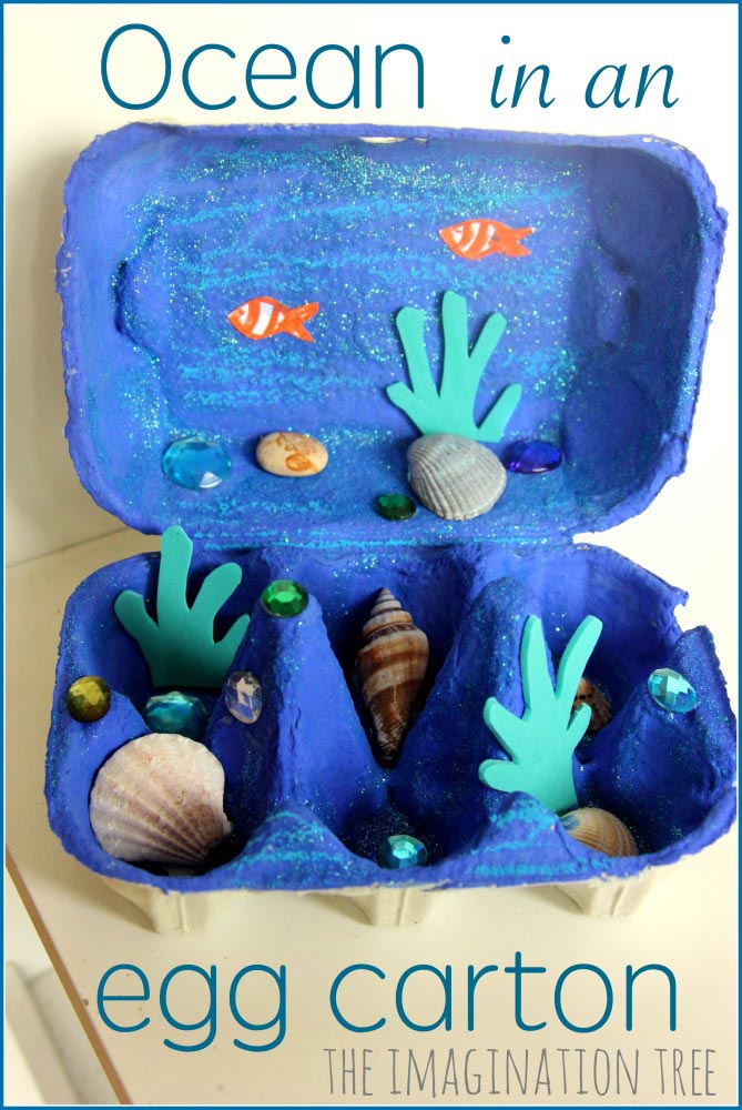 Egg Carton Ocean Craft