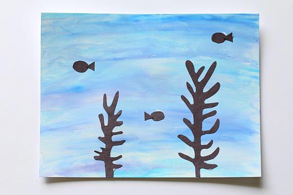 Art for Kids: Ocean Scenes Using Chalk and Tempera Paint