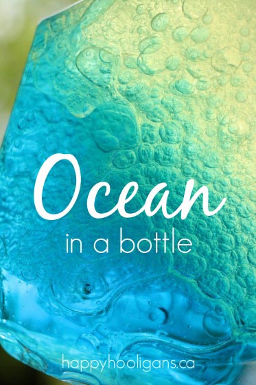 Ocean in a Bottle with 3 Simple Ingredients