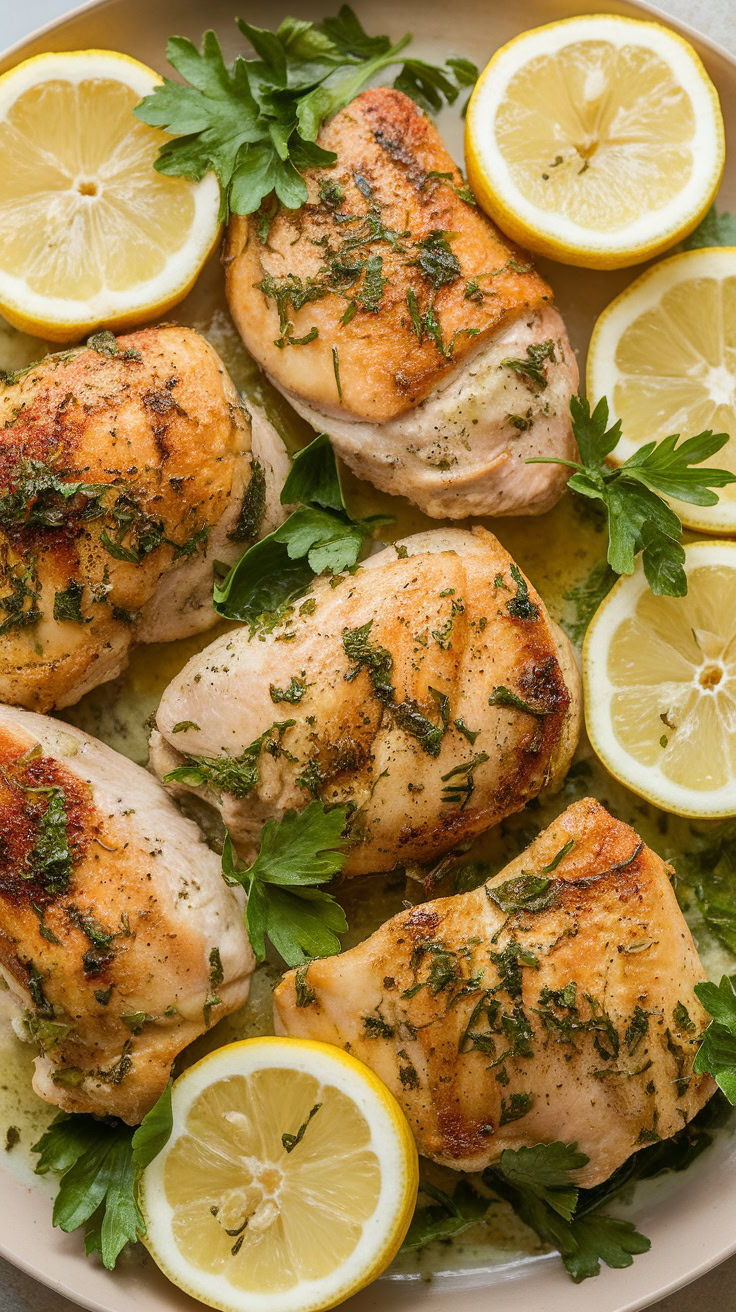 This one-pan lemon garlic chicken is a total winner for busy weeknights. It’s super easy to make and packed with fresh flavors that everyone will love. You just cook everything in one pan, so cleanup is a breeze too!