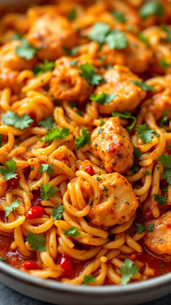 This one-pot ginger chilli chicken orzo is a fantastic dinner choice. It's packed with flavor and makes clean-up a breeze. Check out the full recipe here for a quick and satisfying meal.