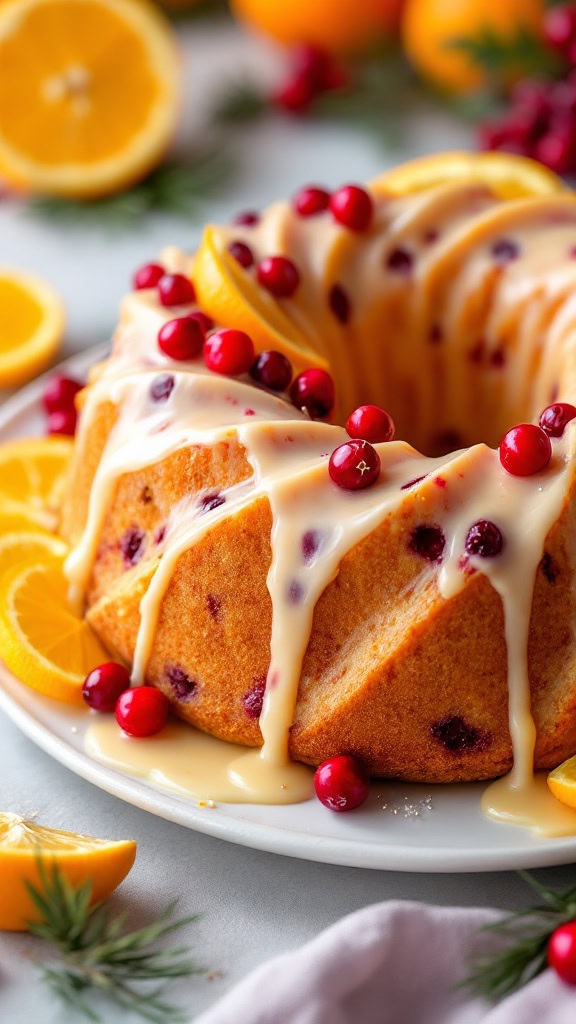 This Orange Cranberry Cake is a treat you won't want to miss! The combination of juicy oranges and tart cranberries makes each bite a delight. 