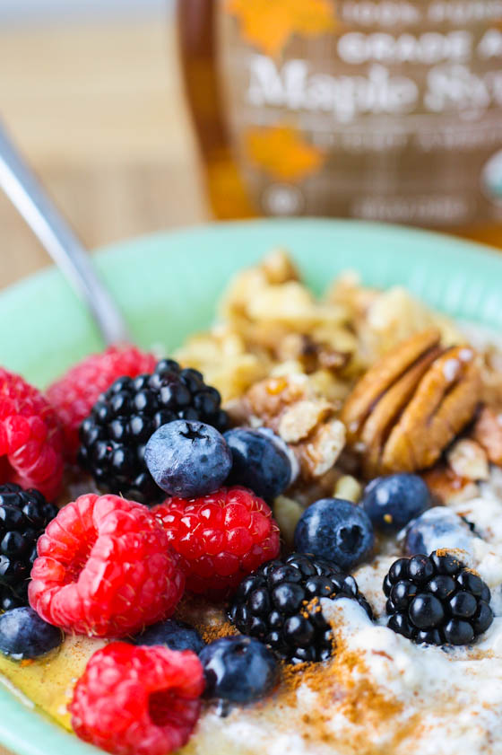 Want to know the secret to DELICIOUS oatmeal? Make it the night before using this recipe!