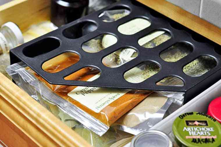 DIY Packet Spice Organizer