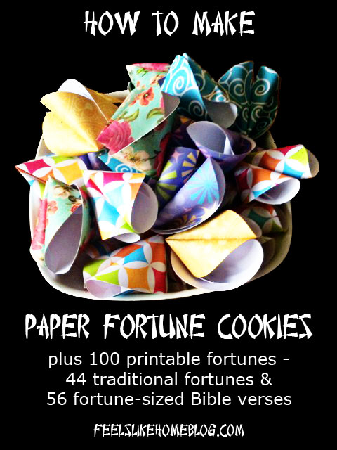 SUPER COOL! How to make your own Fortune Cookies!