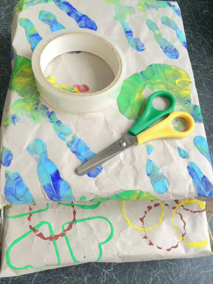 Homemade Wrapping Paper Crafts