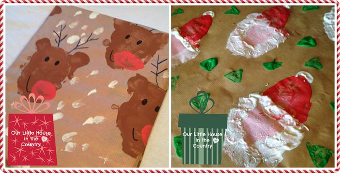 Homemade Wrapping Paper Crafts