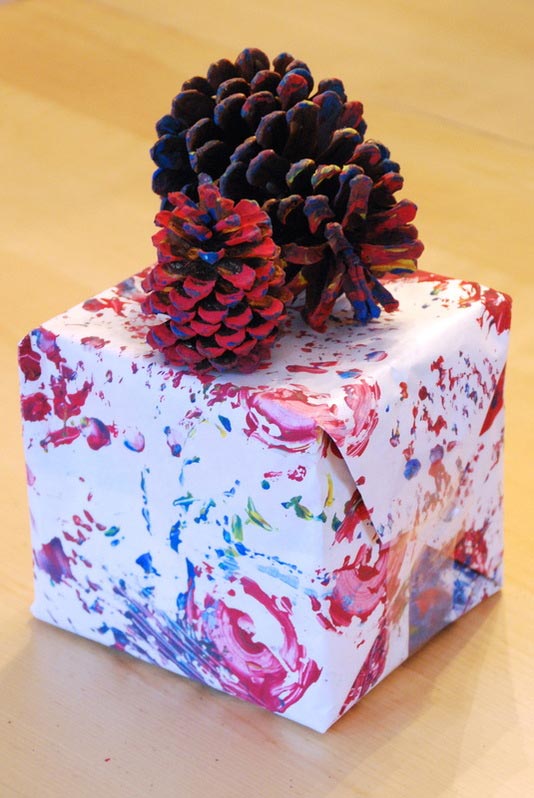 Homemade Wrapping Paper Crafts