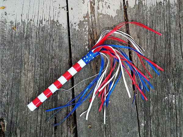 Patriotic Duct Tape Parade Stick