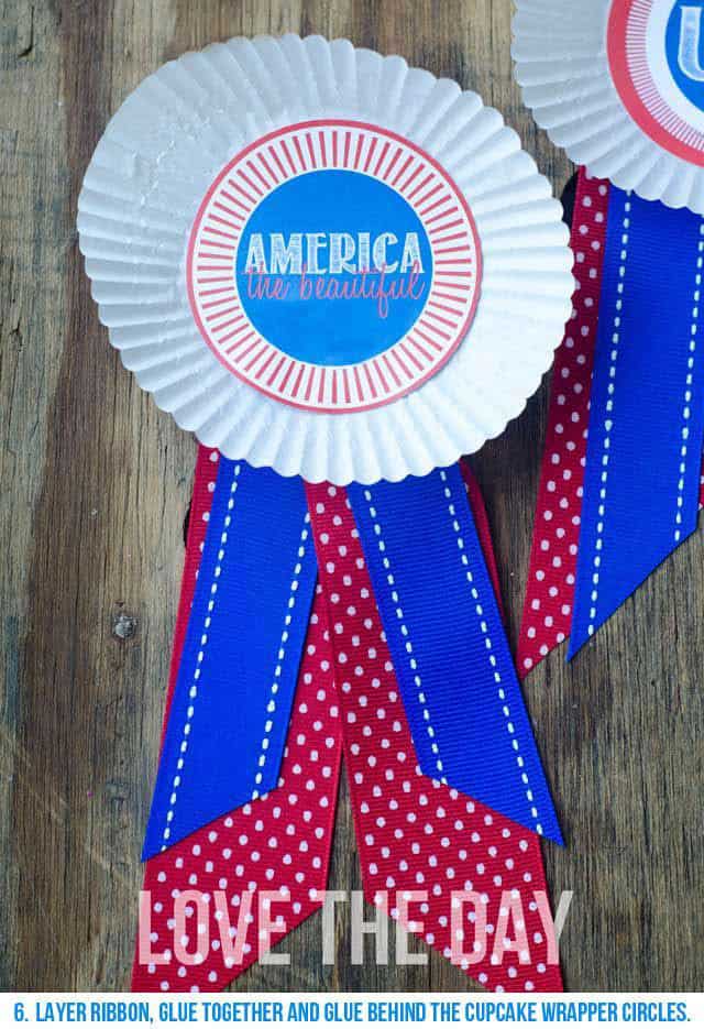 Patriotic Medallion Ribbon