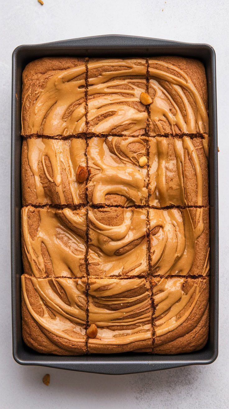 These peanut butter swirl blondies are a sweet treat that everyone will love. The rich flavor of peanut butter mixes perfectly with the soft, chewy blondie base. Slice them up for your bake sale, and watch them disappear!