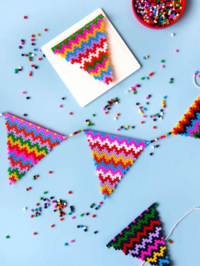 DIY Hama Bead Bunting