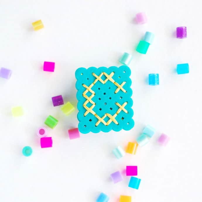 How to Make Perler Bead Monograms