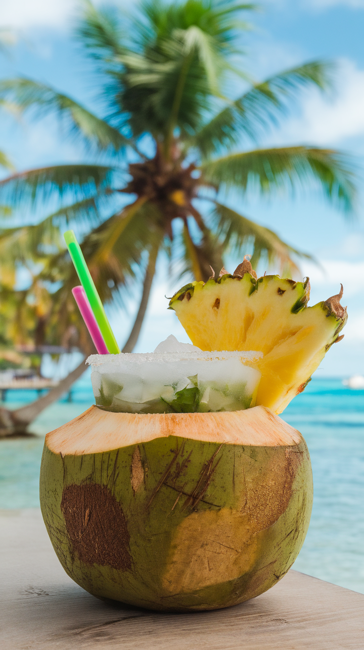 If you're dreaming of a tropical escape, the Pineapple Coconut Mojito is your ticket to paradise. This refreshing drink combines the zesty taste of fresh mint and lime with the sweet notes of pineapple and creamy coconut. It’s perfect for summer parties, beach days, or just lounging on the patio.