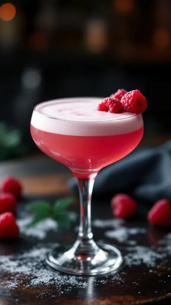 The Pink Clover Club is a refreshing twist on the classic cocktail. With its vibrant pink color and fruity raspberry notes, itโs perfect for a fun night with friends. Serve it chilled for a delightful treat everyone will love!