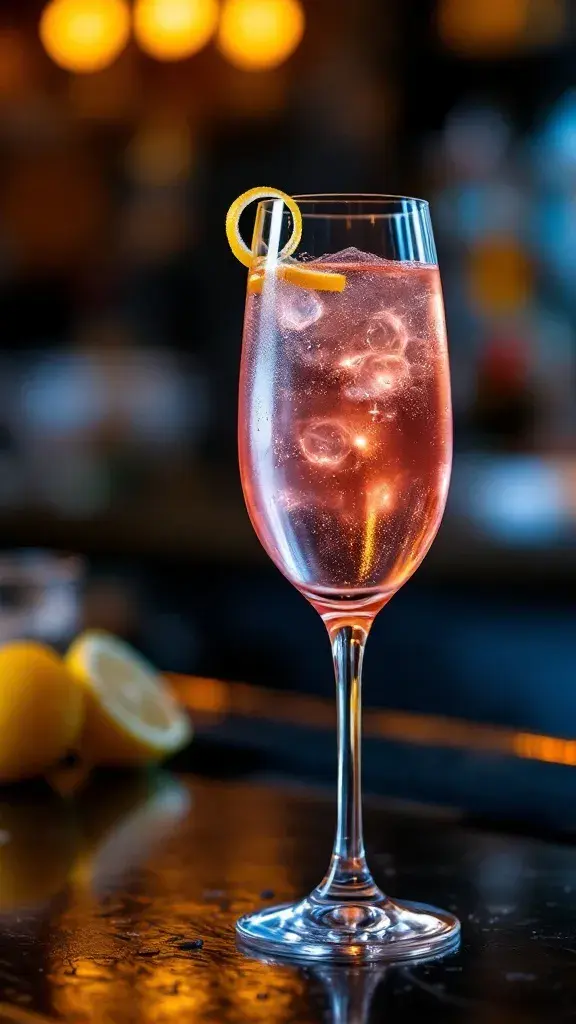 The Pink French 75 is a fun twist on the classic cocktail thatโs sure to impress your friends. With its bubbly texture and zesty lemon flavor, itโs perfect for any celebration. This refreshing drink combines gin, sparkling wine, and a splash of pink for a delightful sip!