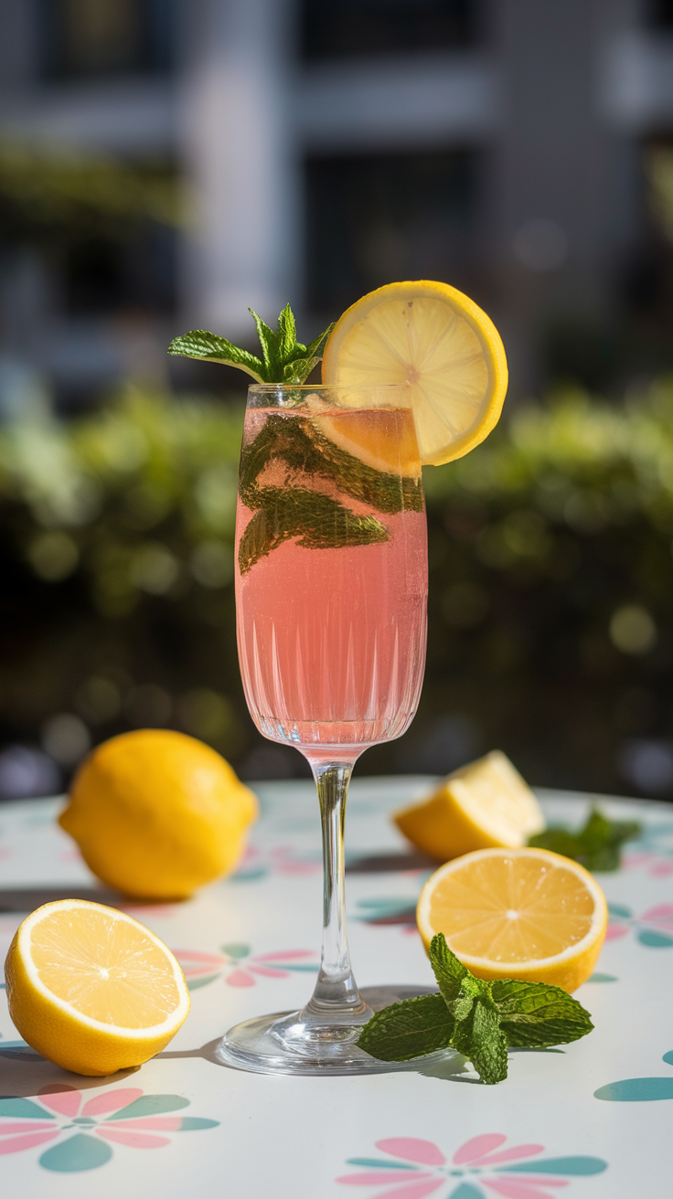 Get ready for a fun twist on a classic mimosa! The Pink Lemonade Mimosa combines the refreshing taste of lemonade with a bubbly kick, making it a perfect drink for your Galentine's celebration. It’s bright, cheerful, and oh-so-simple to whip up, ensuring you can spend more time enjoying with your besties and less time in the kitchen.