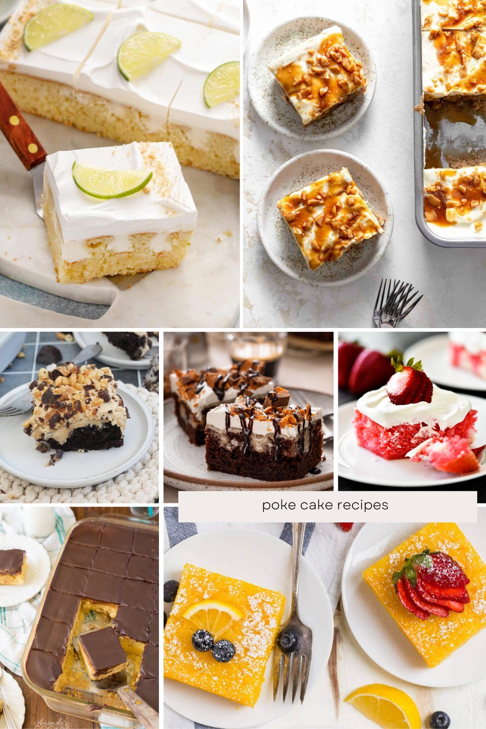 Sweet, simple, and oh-so-satisfying! 🍰 Explore our collection of 10 poke cake recipes that range from fruity delights to chocolatey treats. A must-try for all cake lovers! 🎂 #Baking #DessertLovers #CakeMagic