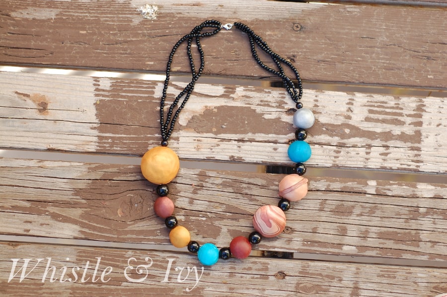 Solar System Chunky Necklace