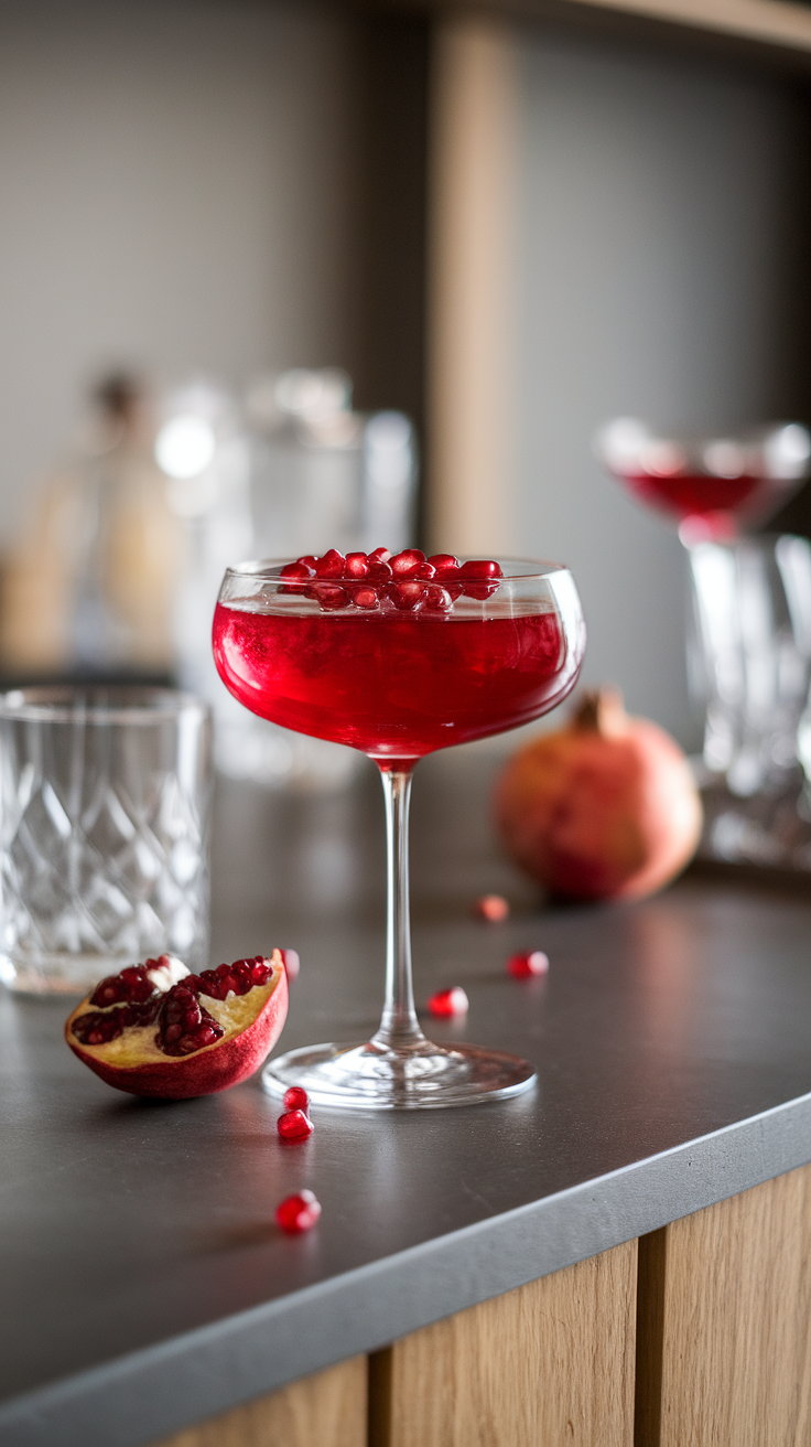 The Pomegranate Martini is a delightful twist on the classic cocktail, bringing a vibrant splash of color and a burst of flavor. This drink combines the tartness of pomegranate with the smoothness of vodka, creating a refreshing and crisp taste that’s perfect for any occasion.