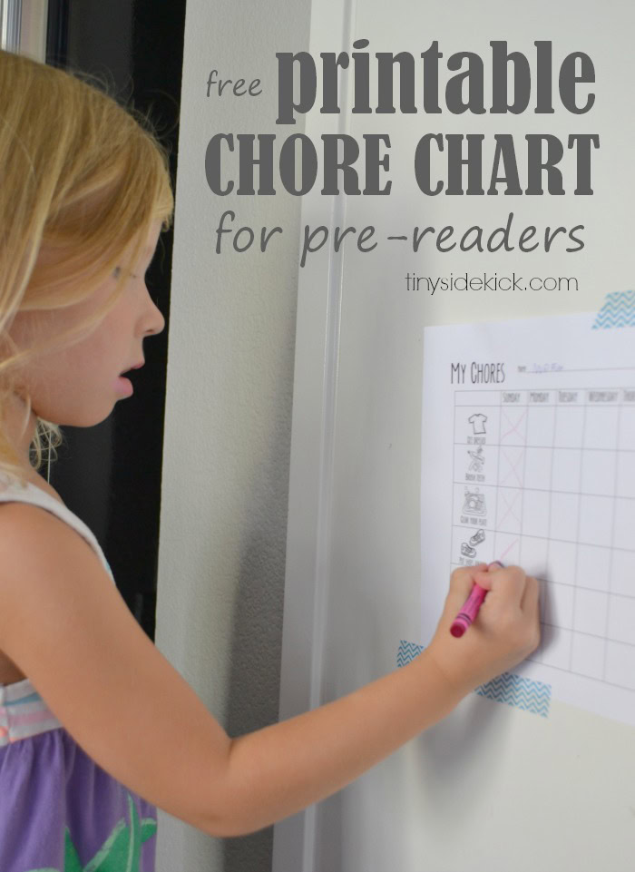 Household Chore Charts | Free Printable Charts for Children | Kid