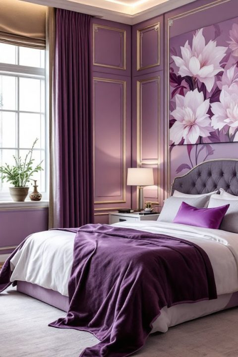 Need inspiration for your guest room? Check out these 10 stunning purple decor ideas to create an inviting and elegant space! ✨? #PurpleBedroom #HomeDecorInspo