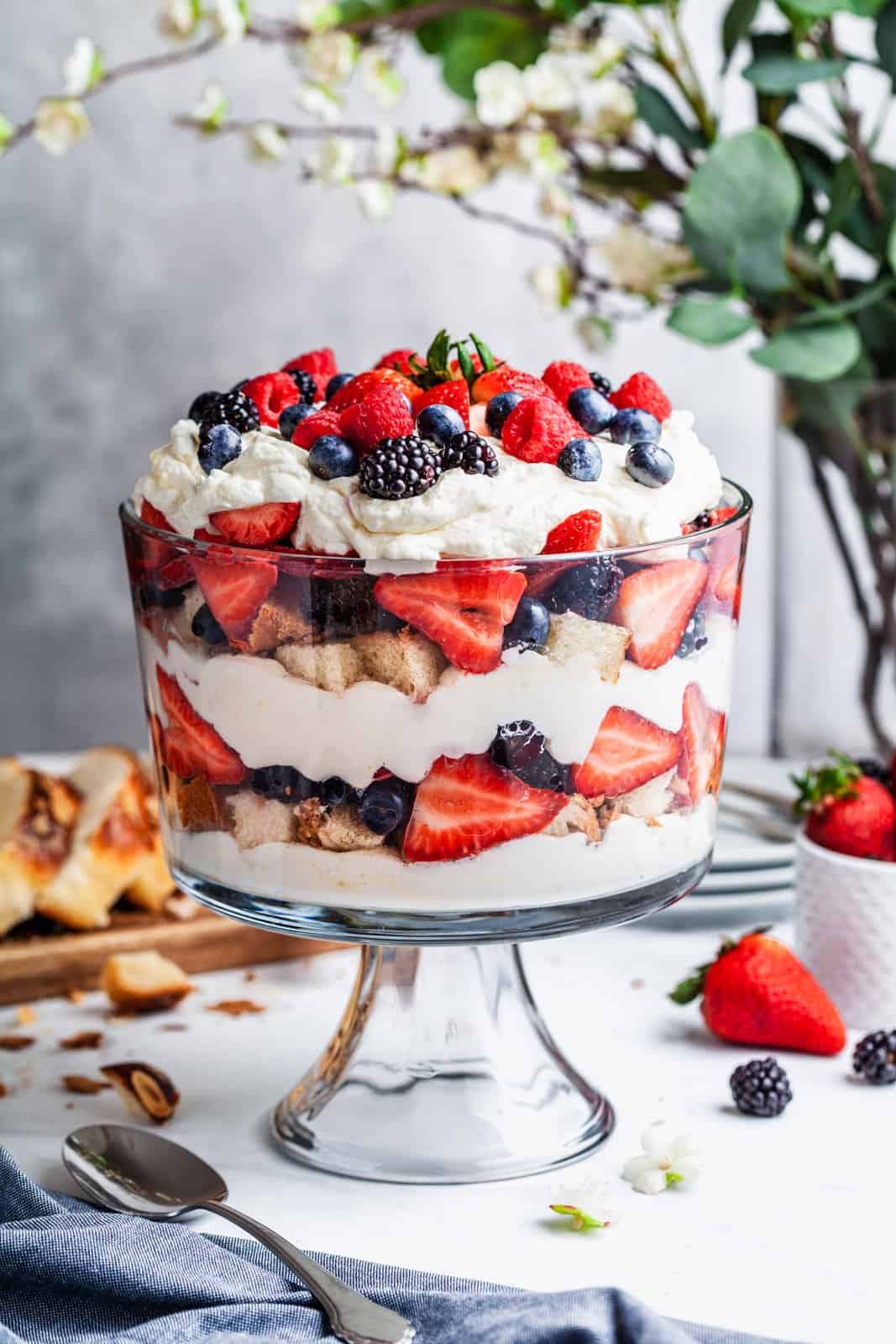 Quick & Easy Mixed Berry Trifle